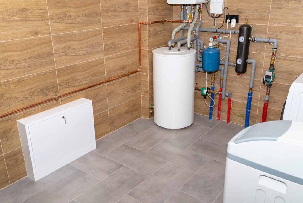 Residential water heater and plumbing system installed in Bartow